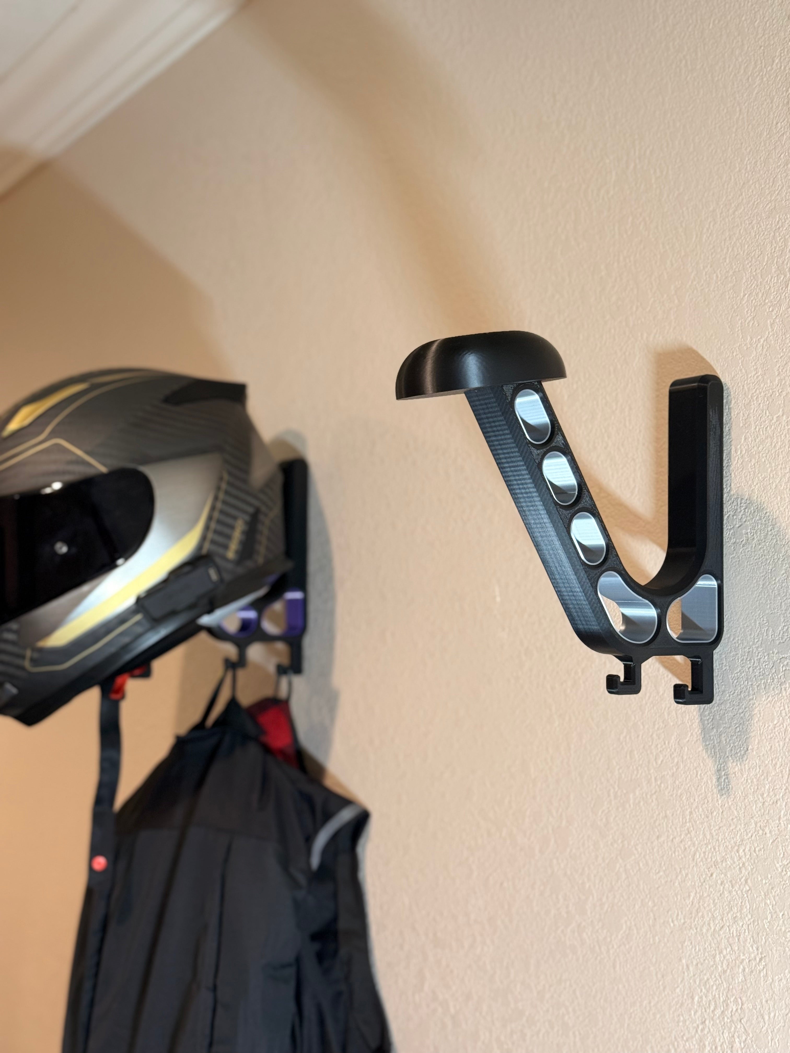 best place to hang motorcycle helmet Motorcycle Helmet Wall Mount