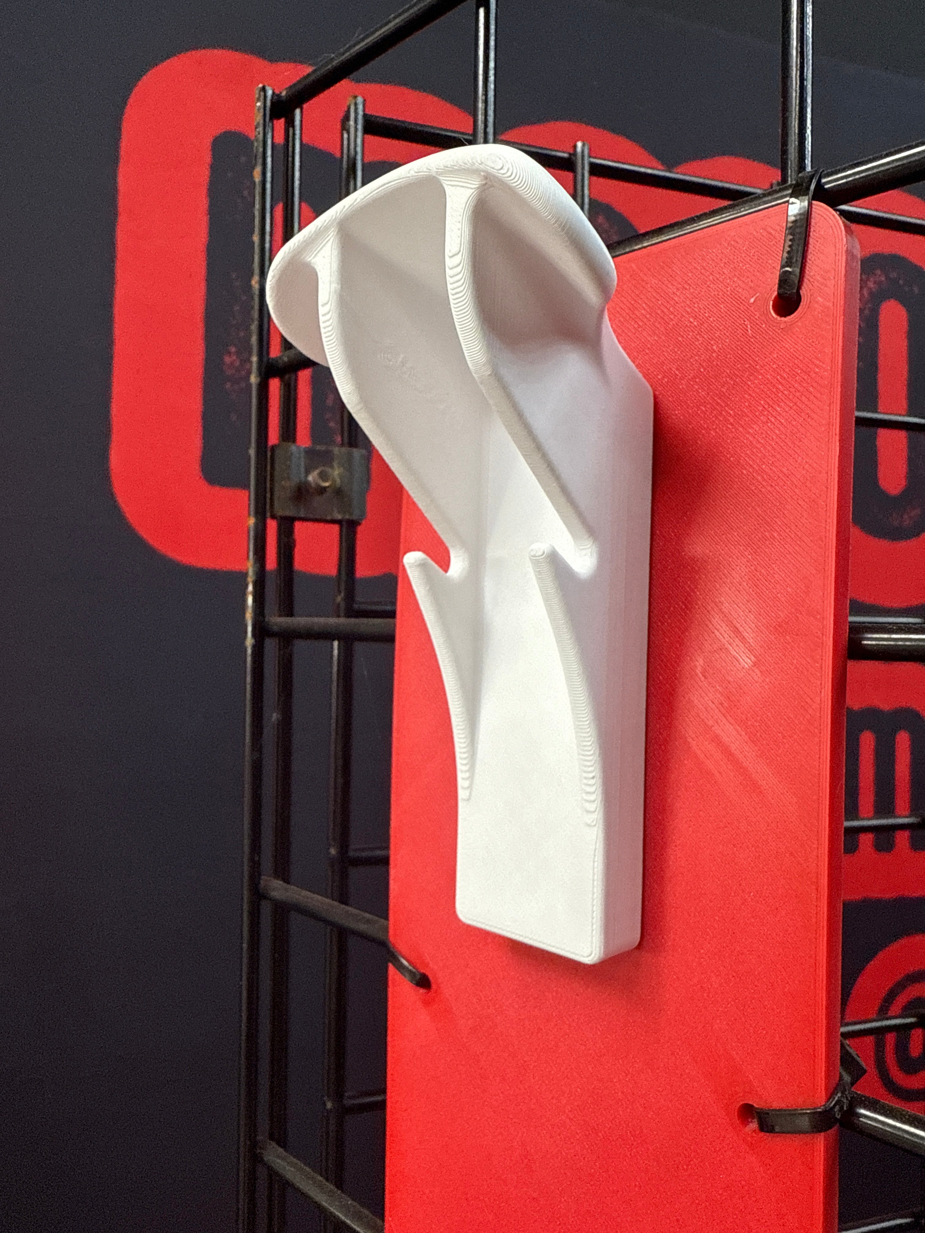 Slim- Flush Motorcycle Helmet Wall Mount