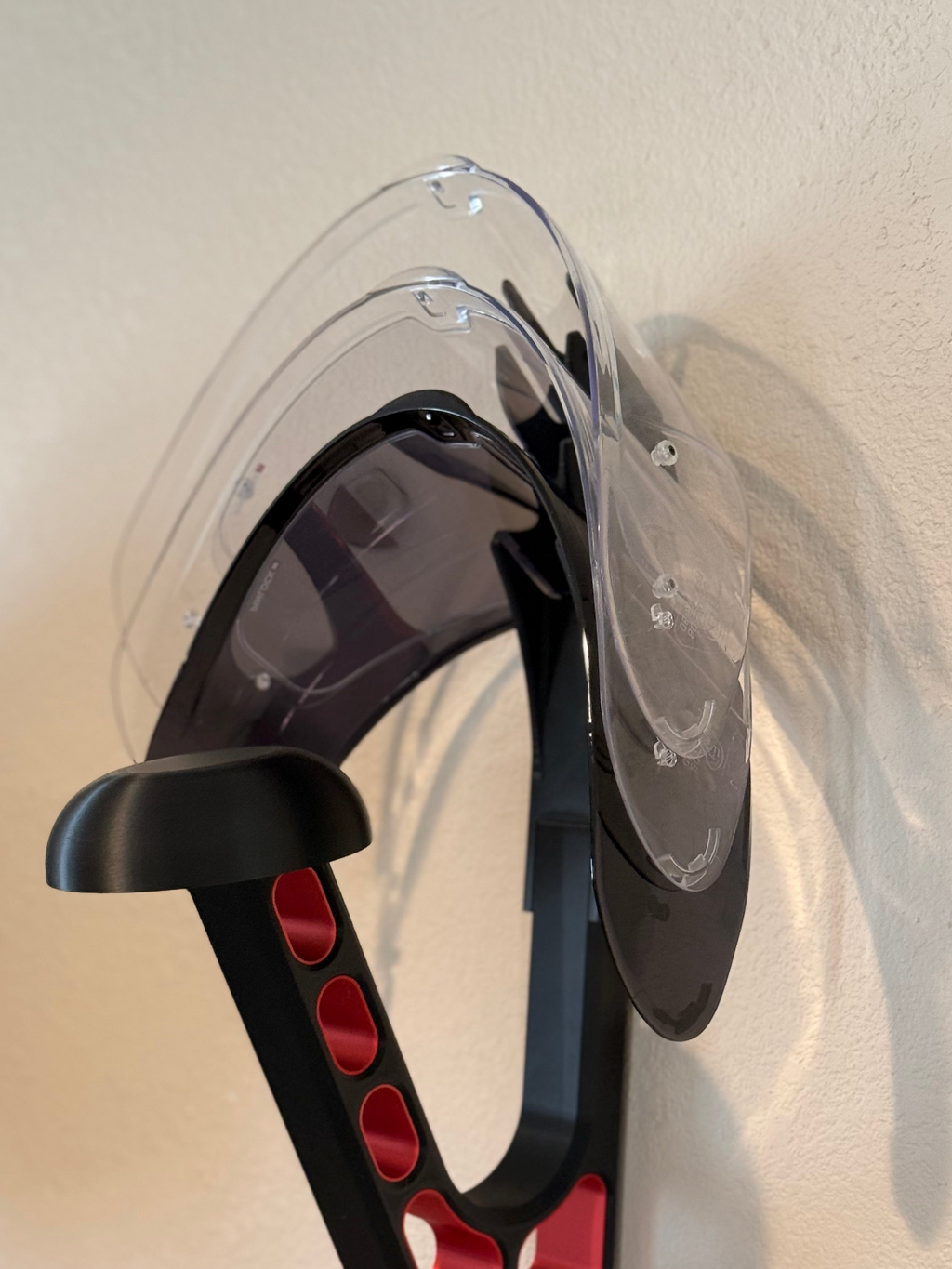 Helmet Visor Holder (Wall-Mount Add-On ONLY)