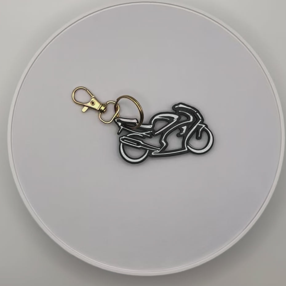 Street Bike Motorcycle Keychain