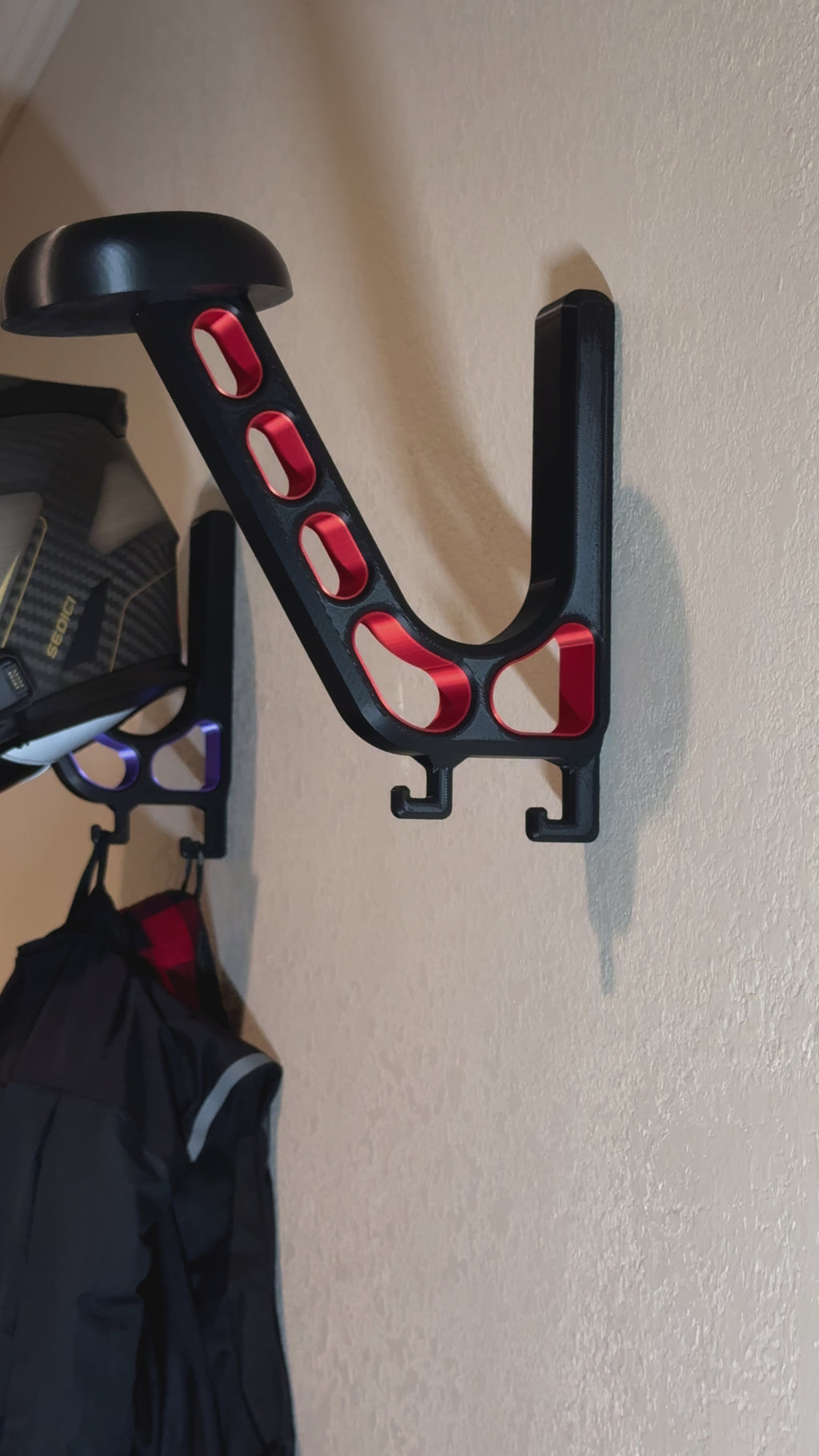 Motorcycle Helmet Wall Mount