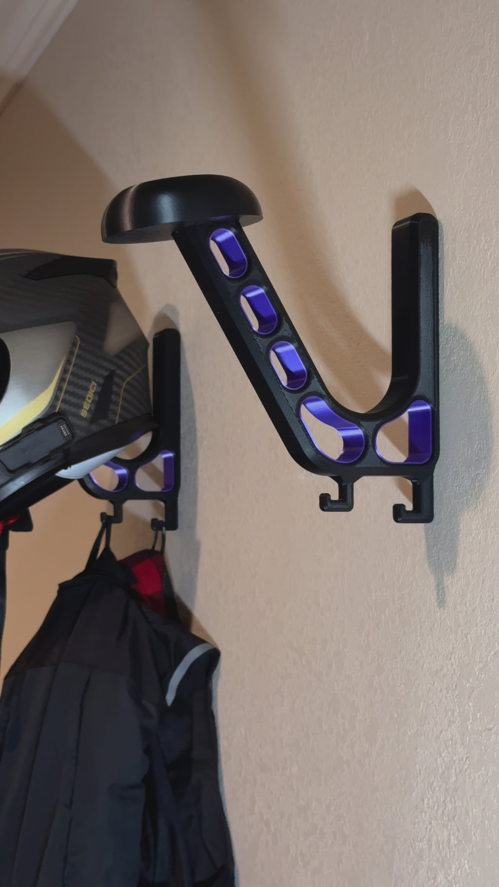 Motorcycle Helmet Wall Mount